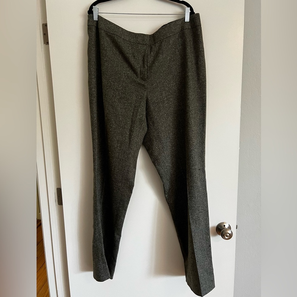 Designer Women's Tweed Straight Leg Pants
